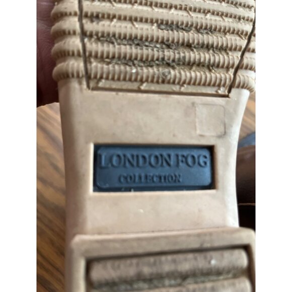 London Fog Wonder 3 lace up brown blue rain boots size 6 - Picture 6 of 7